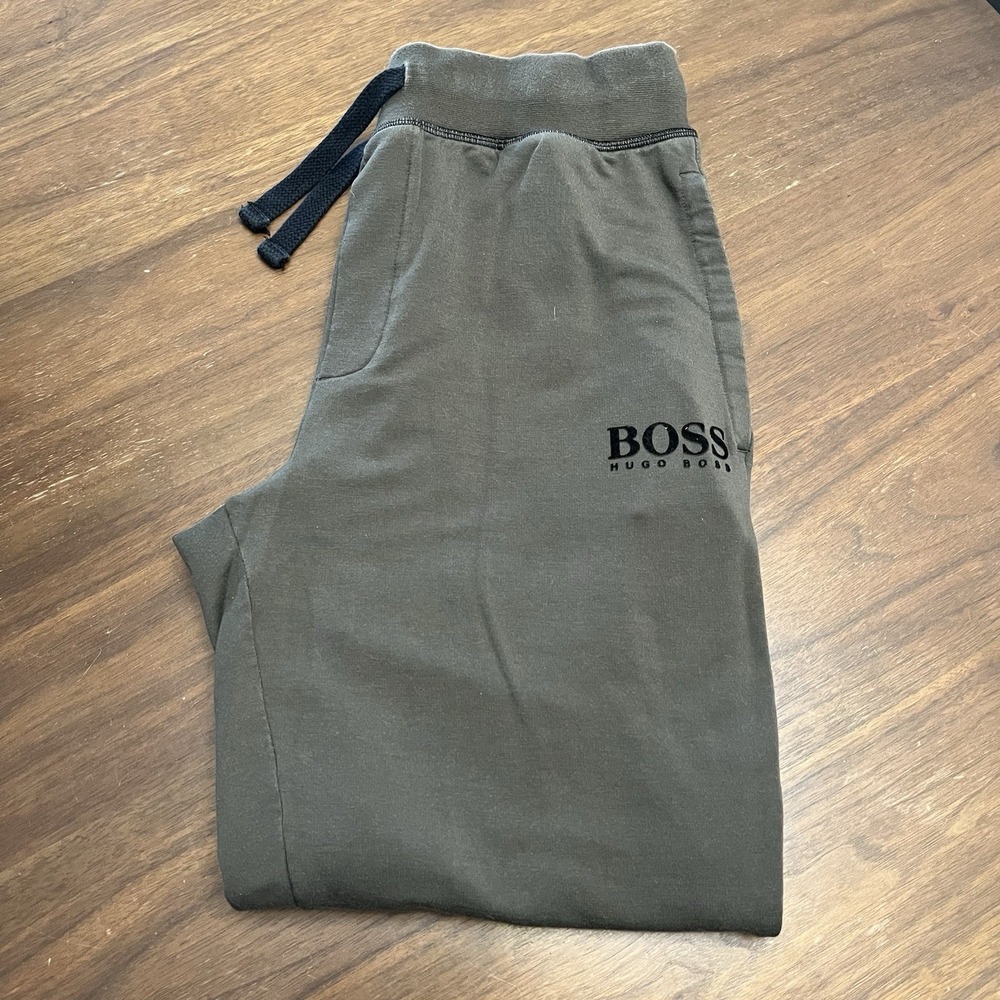 hugo boss Men's S Brown Sweat Pants Jogger Active Gym
